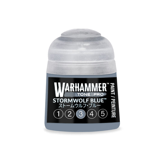 Games Workshop Warhammer Tone Pro Paint Stormwolf Blue 3 12Ml - Citadel Acrylic - Cobbco