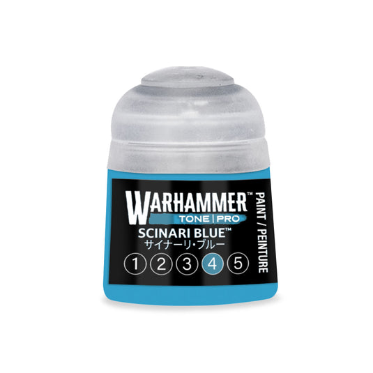 Games Workshop Warhammer Tone Pro Paint Scinari Blue 4 12Ml - Citadel Acrylic