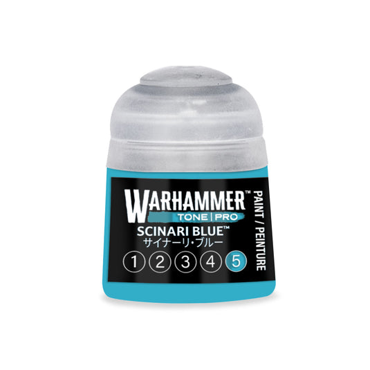 Games Workshop Warhammer Tone Pro Paint Scinari Blue 5 12Ml - Citadel Acrylic