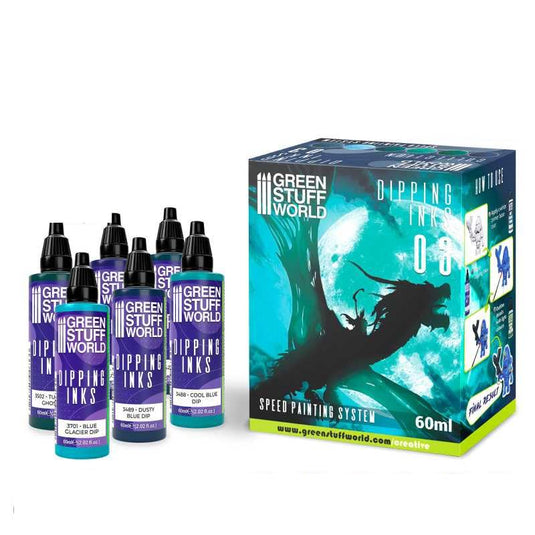 Green Stuff World Paint Set 11695 - Dipping Ink Contrast Paint Collection 03