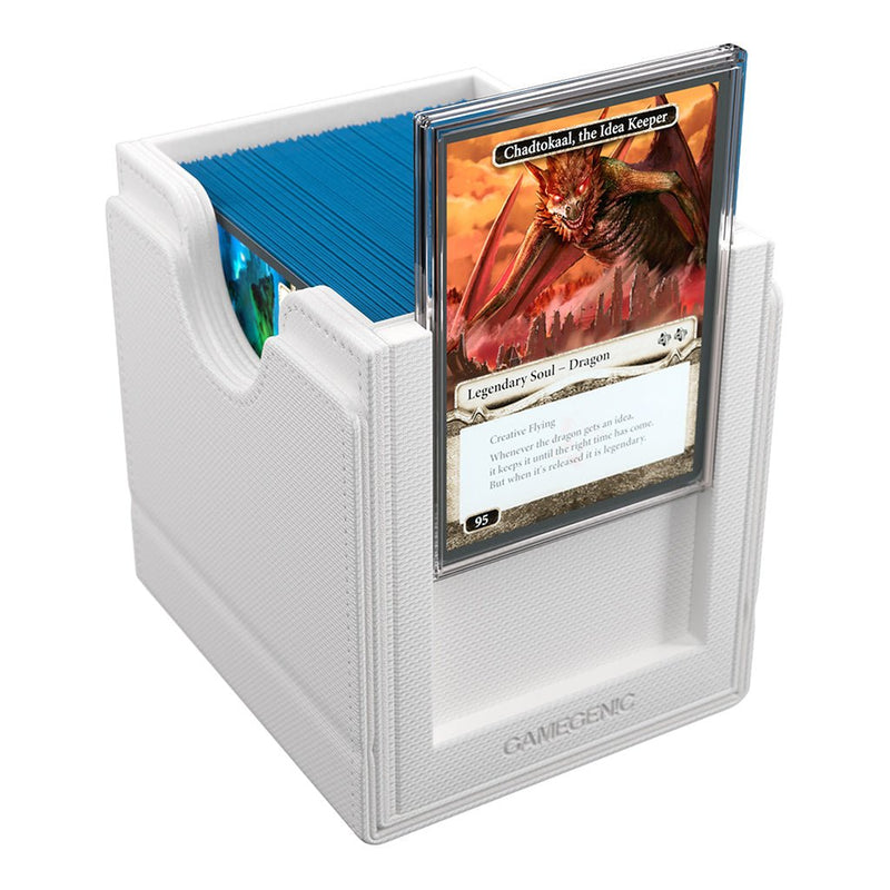 Load image into Gallery viewer, Gamegenic Sidekick Pro 100+ XL Convertible - Premium Deck Box with Card Display White - Cobbco
