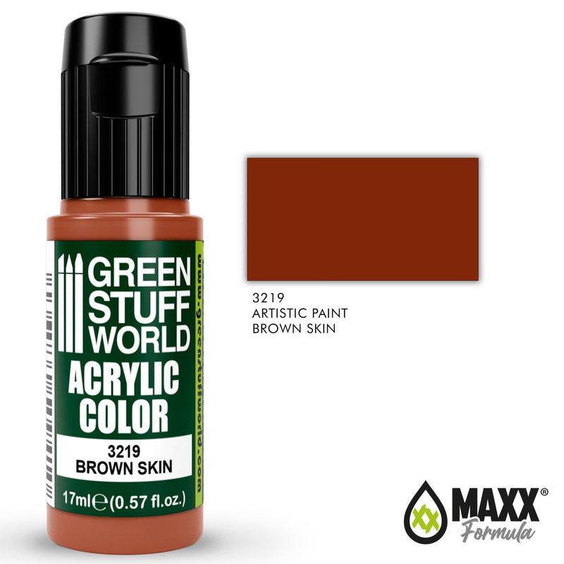 Load image into Gallery viewer, Acrylic Color BROWN SKIN

