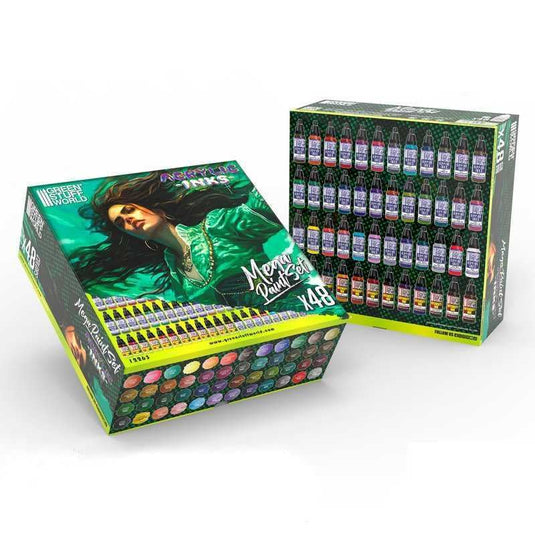 Green Stuff World Acrylic Dipping Ink and Contrast Mega Paint Set - 12263 - Cobbco