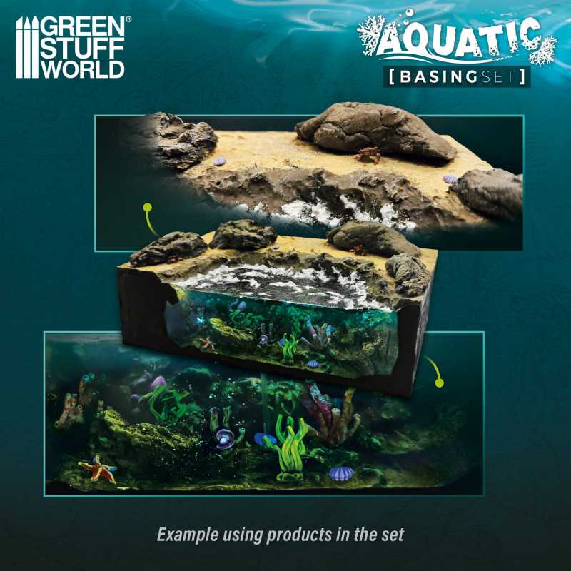 Load image into Gallery viewer, Green Stuff World for Models &amp; Miniatures Basing Set - Aquatic 11641
