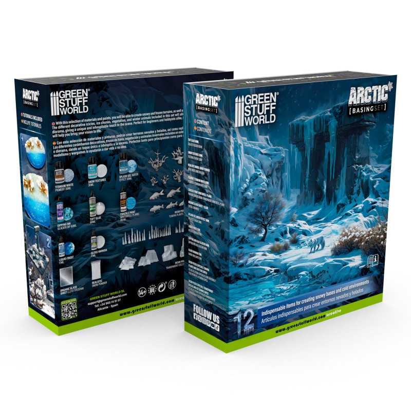 Load image into Gallery viewer, Green Stuff World for Models &amp; Miniatures Basing Set - Arctic 11638

