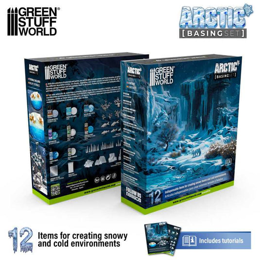 Green Stuff World for Models & Miniatures Basing Set - Arctic 11638