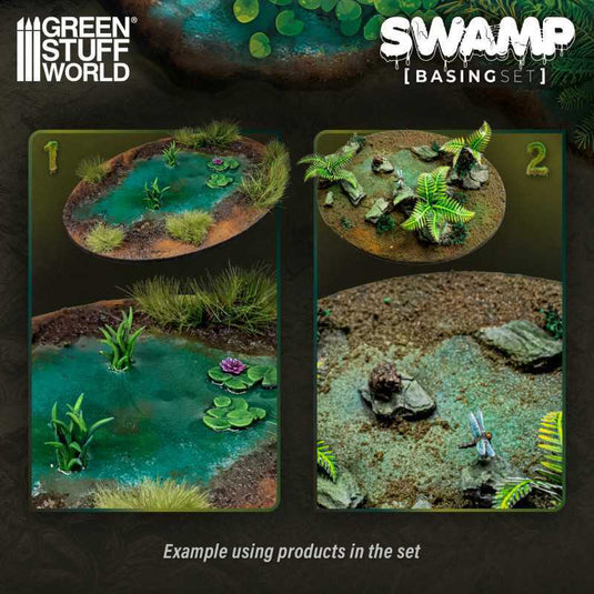 Green Stuff World for Models & Miniatures Basing Set - Swamp 11640