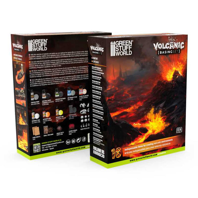 Green Stuff World for Models & Miniatures Basing Set - Volcanic 11643