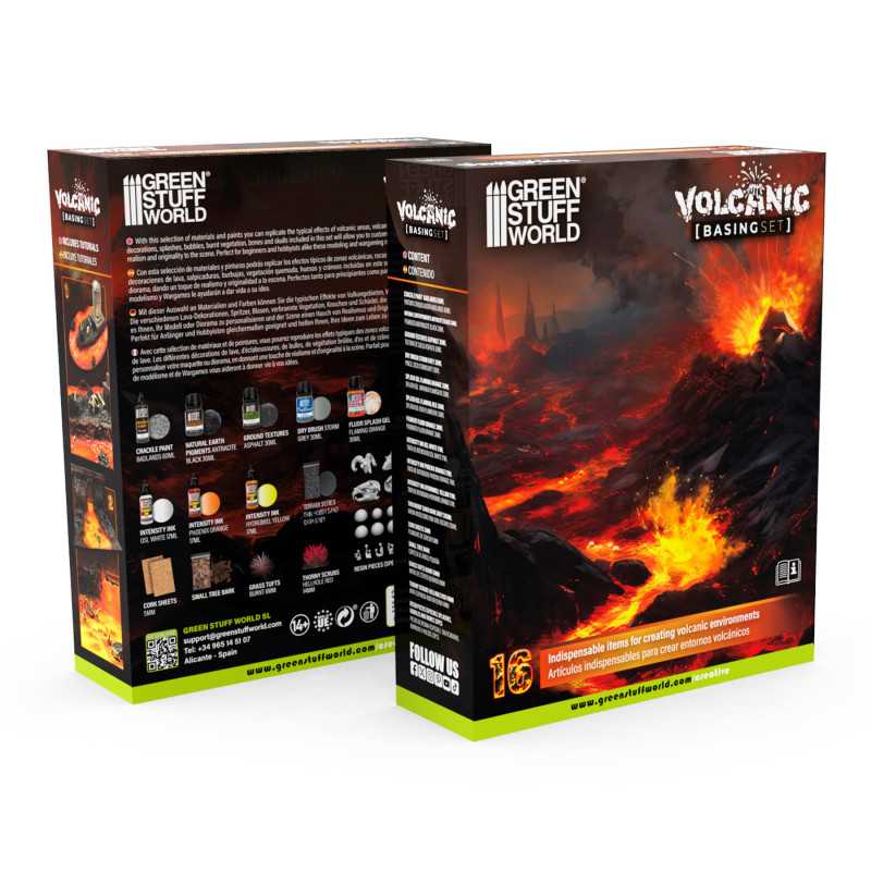 Load image into Gallery viewer, Green Stuff World for Models &amp; Miniatures Basing Set - Volcanic 11643
