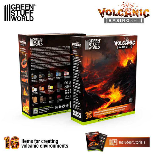 Green Stuff World for Models & Miniatures Basing Set - Volcanic 11643