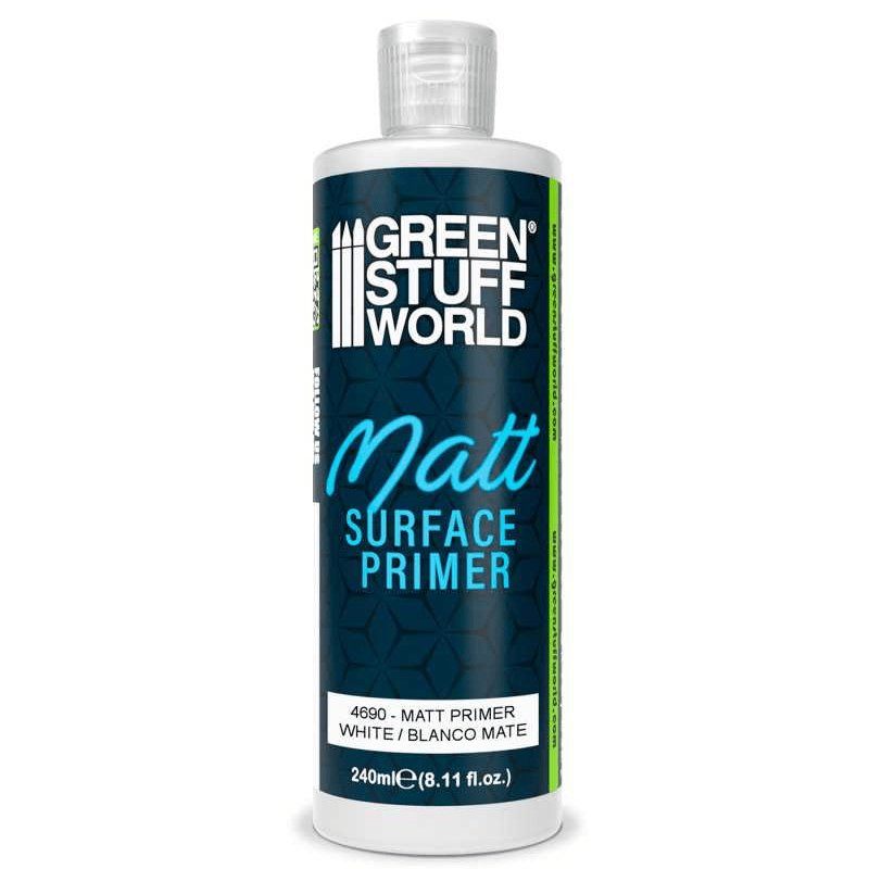 Load image into Gallery viewer, Green Stuff World Matt Surface Primer 240ml - White 4690 - Cobbco
