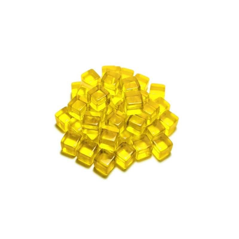 Load image into Gallery viewer, Green Stuff World for Models &amp; Miniatures Yellow Cube tokens 8mm 3787
