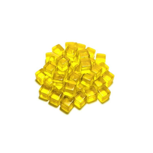 Green Stuff World for Models & Miniatures Yellow Cube tokens 8mm 3787