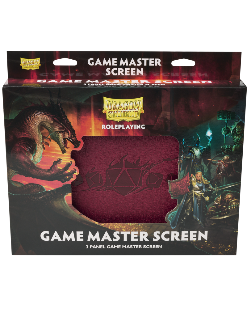 Load image into Gallery viewer, Dragon Shield Game Master Screen - Blood Red AT-50022
