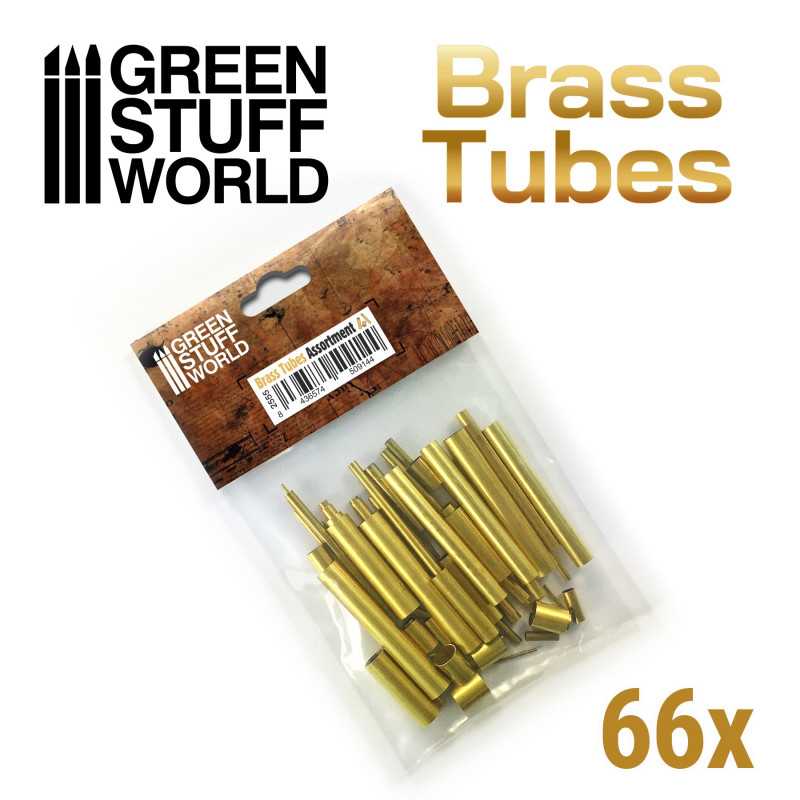 Load image into Gallery viewer, Green Stuff World Brass Tubes Assortment 2555
