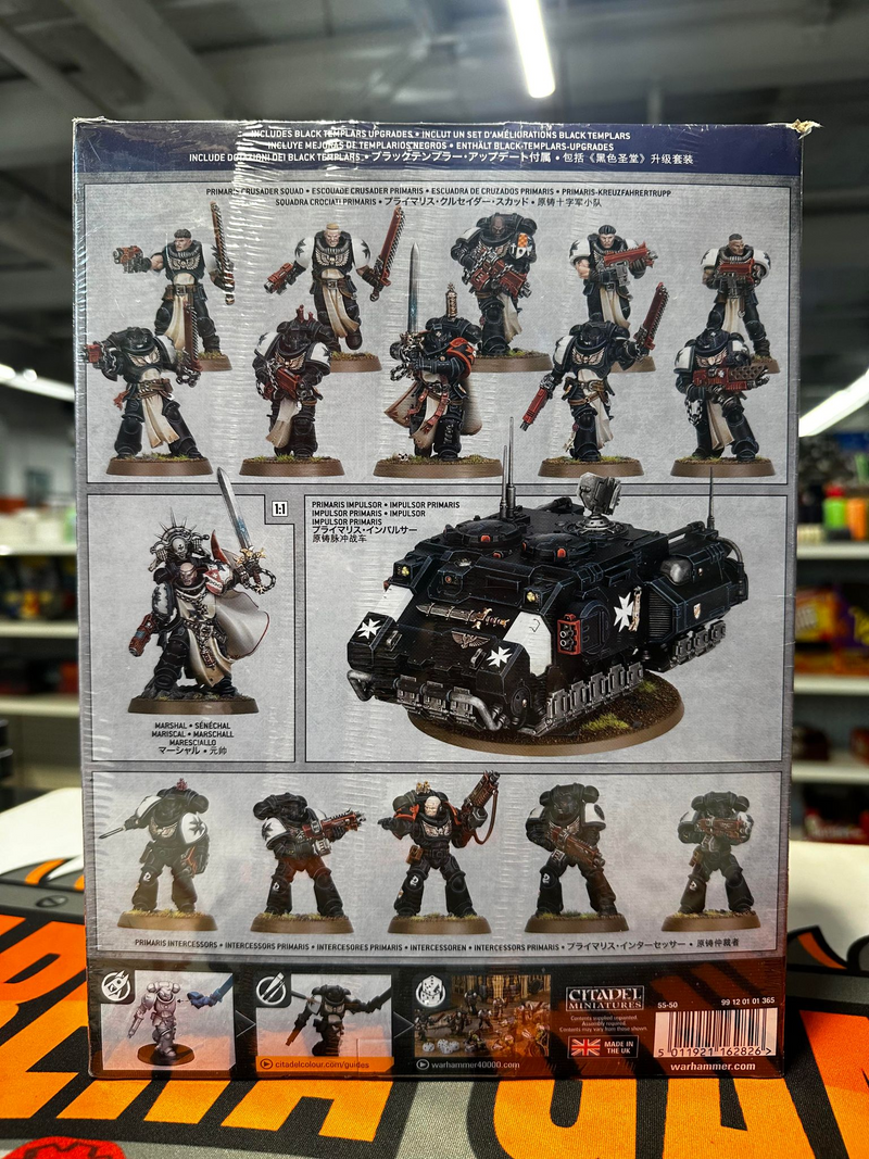 Load image into Gallery viewer, Games Workshop COMBAT PATROL: BLACK TEMPLARS 55-50 Warhammer 40k
