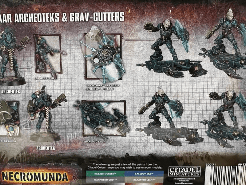 Load image into Gallery viewer, Games Workshop VAN SAAR ARCHEOTEKS &amp; GRAV - CUTTERS 300 - 71 Necromunda - Cobbco

