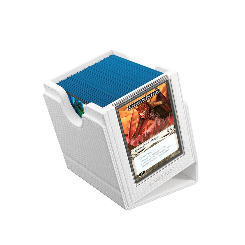 Load image into Gallery viewer, Gamegenic Sidekick Pro 100+ XL Convertible - Premium Deck Box with Card Display White - Cobbco
