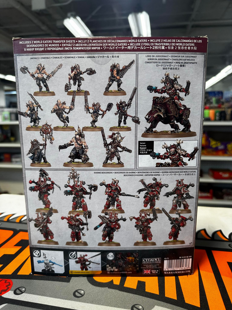 Load image into Gallery viewer, Games Workshop COMBAT PATROL: WORLD EATERS 43-71
