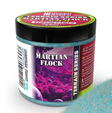 Load image into Gallery viewer, Green Stuff World Martian Fluor Grass - 200ml Flocking for Basing Miniatures and Terrain
