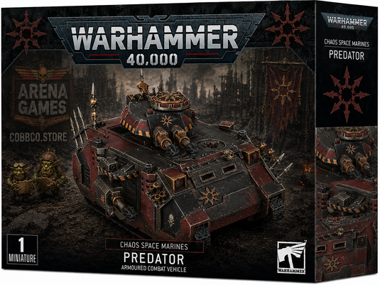 Games Workshop Chaos Space Marine Predator Warhammer 40k