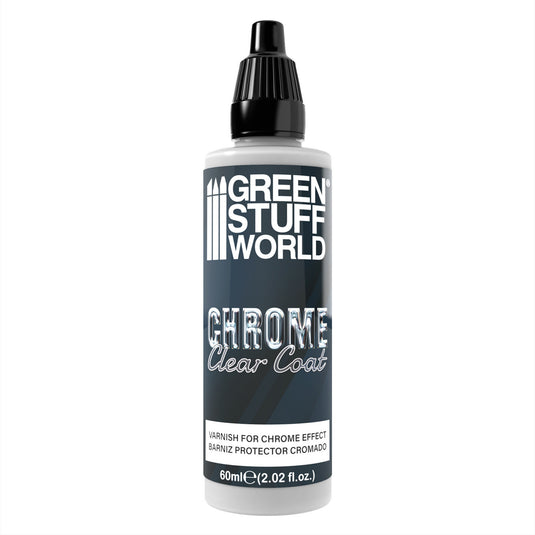 Green Stuff World Chrome Clear Coat 60ml for Modeling and Hobbies - Cobbco