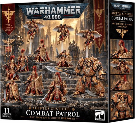Games Workshop Warhammer 40k - Combat Patrol: Adeptus Custodes 11th Edition - Cobbco