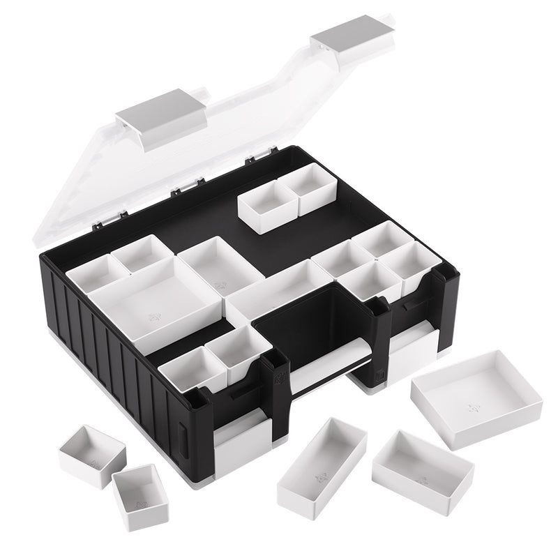 Load image into Gallery viewer, Game Genic Game Castle Black/White/Clear for TCG and CCG - Cobbco
