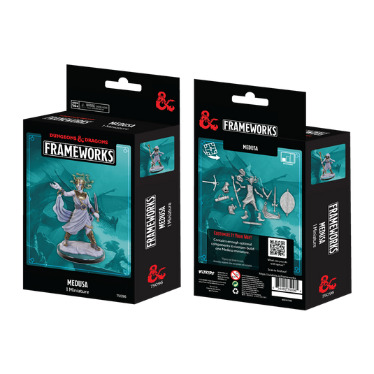 Dungeons & Dragons Frameworks: Medusa - Unpainted and Unassembled 75096