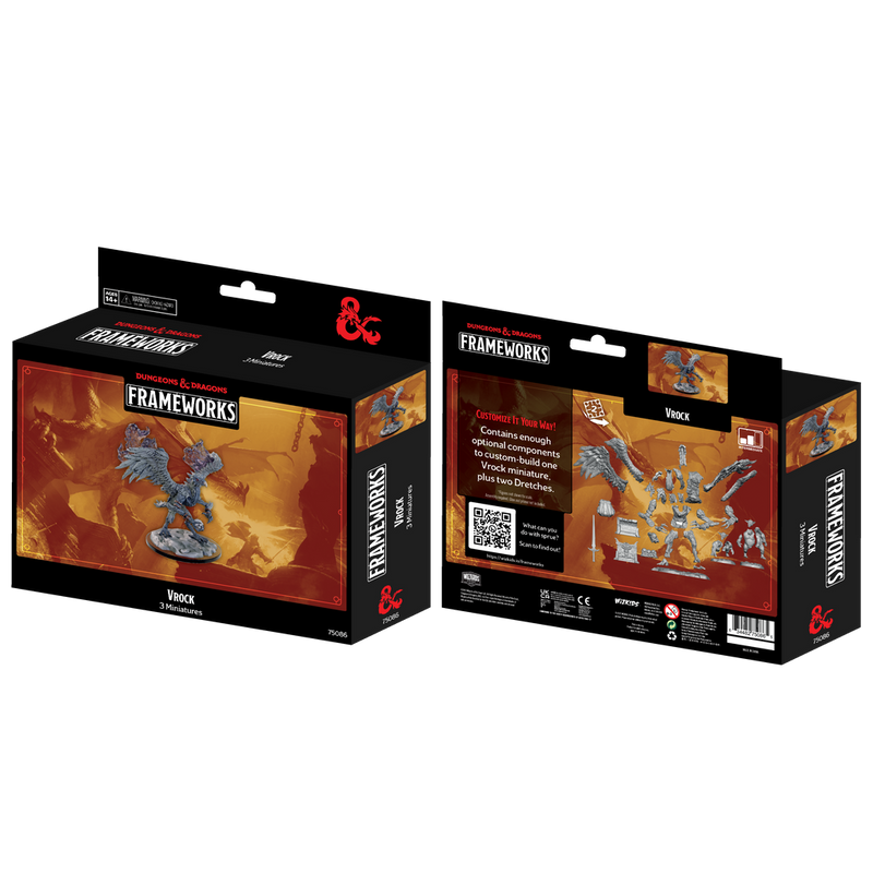 Load image into Gallery viewer, Dungeons and Dragons Frameworks Vrock 75086 - Unpainted and Unassembled
