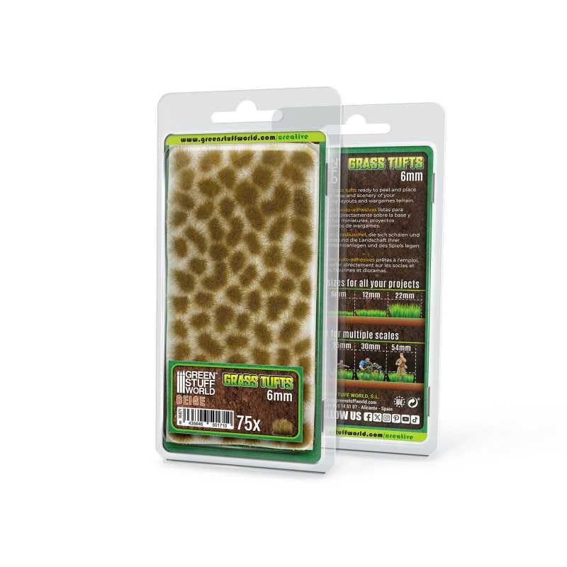 Load image into Gallery viewer, Green Stuff World Static Grass Tufts 6 mm - Beige - 10671 - Cobbco
