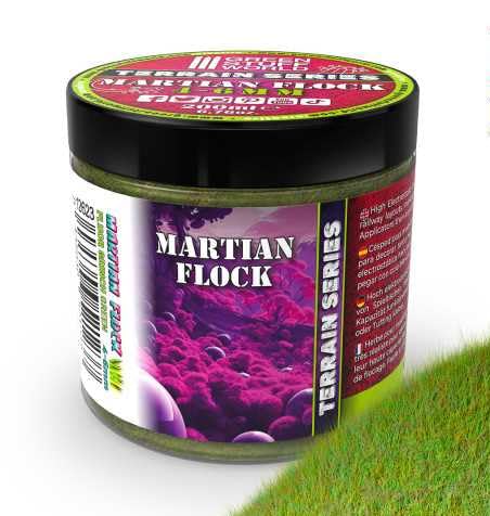 Green Stuff World Martian Fluor Grass - 200ml Flocking for Basing Miniatures and Terrain