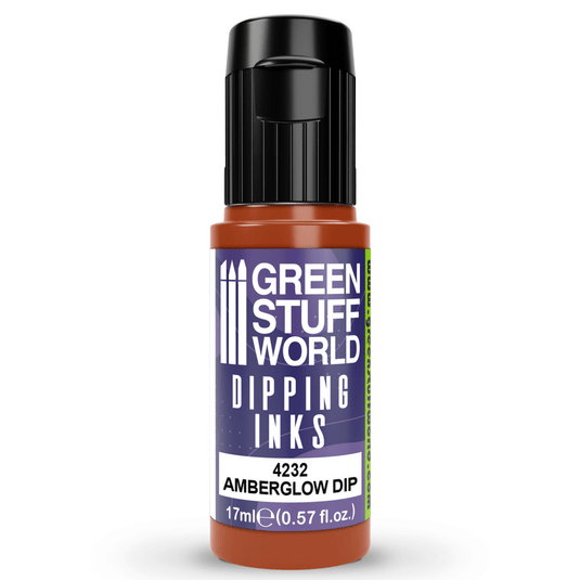 Green Stuff World Dipping ink (Contrast Paint) 17ml - Amberglow Dip 4232 - Cobbco