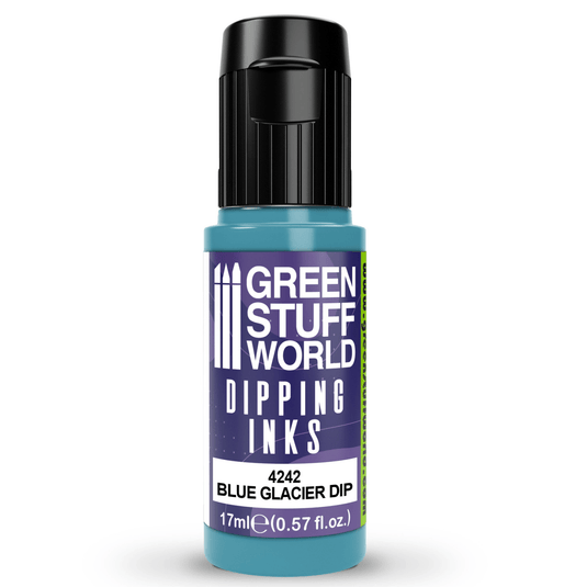 Green Stuff World Dipping ink (Contrast Paint) 17ml - Blue Glacier 4242 - Cobbco