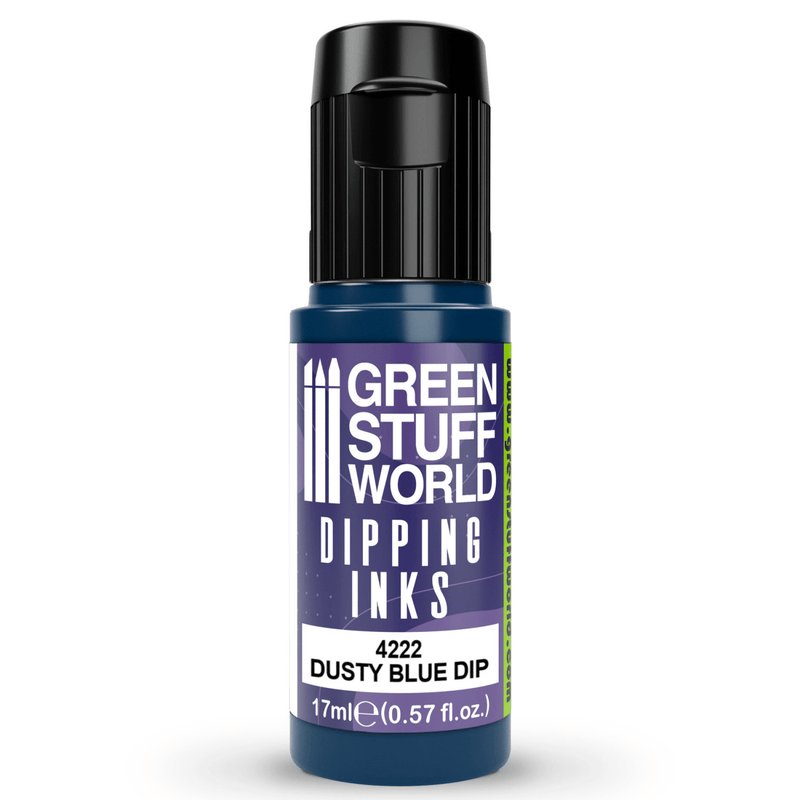 Load image into Gallery viewer, Green Stuff World - 4222 - Dipping ink (Speed Contrast Paint) 17ml - Dusty Blue - Cobbco
