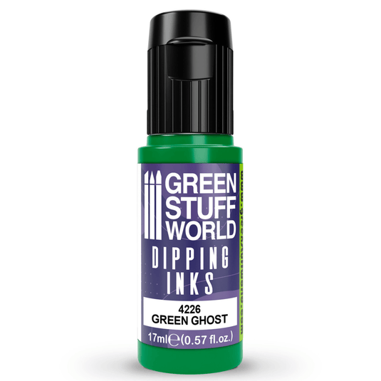 Green Stuff World Dipping ink (Speed Contrast Paint) 17ml - Green Ghost 4226 - Cobbco