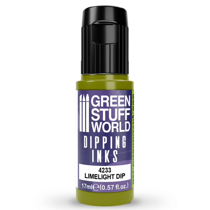 Load image into Gallery viewer, Green Stuff World Dipping ink (Contrast Paint) 17ml - Limelight 4233 - Cobbco
