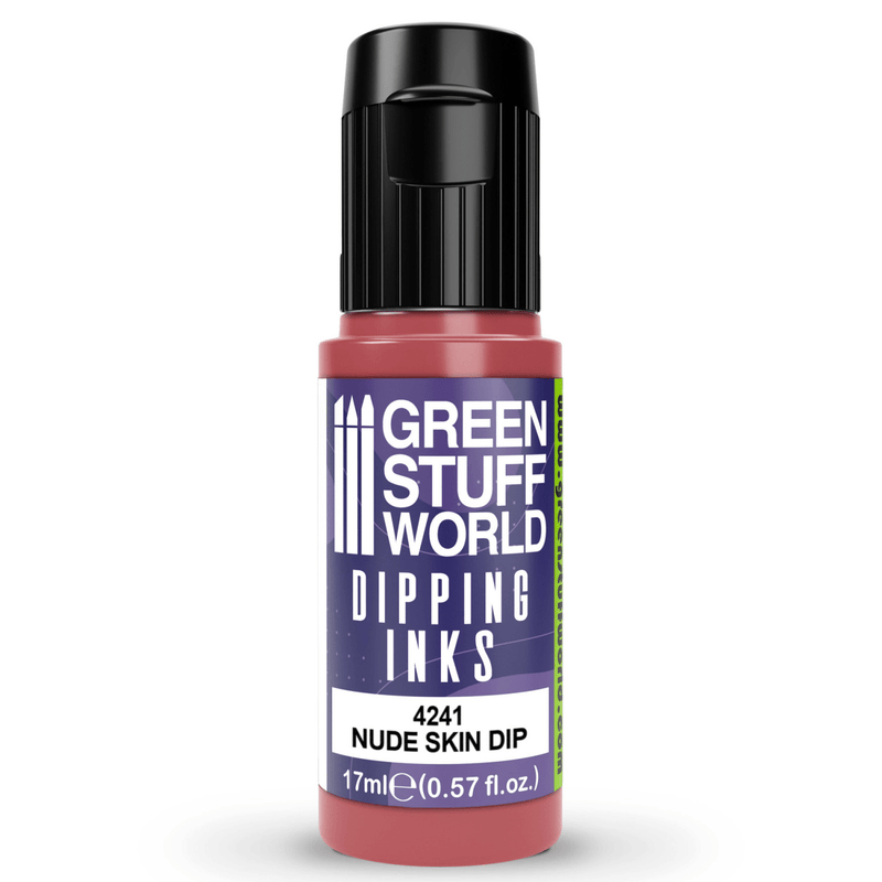 Load image into Gallery viewer, Green Stuff World Dipping ink (Contrast Paint) 17ml - Nude Skin 4241 - Cobbco
