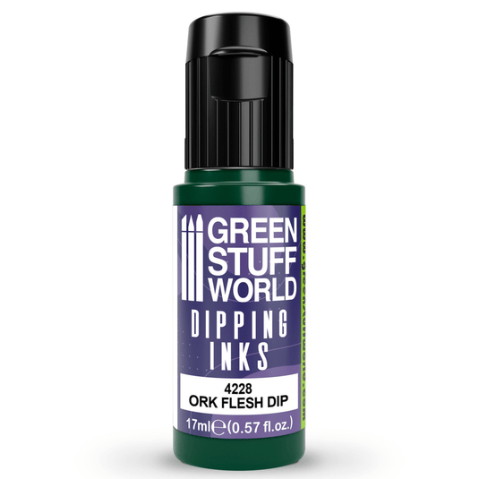 Green Stuff World Dipping ink (Contrast Paint) 17ml - Orc Flesh 4228 - Cobbco
