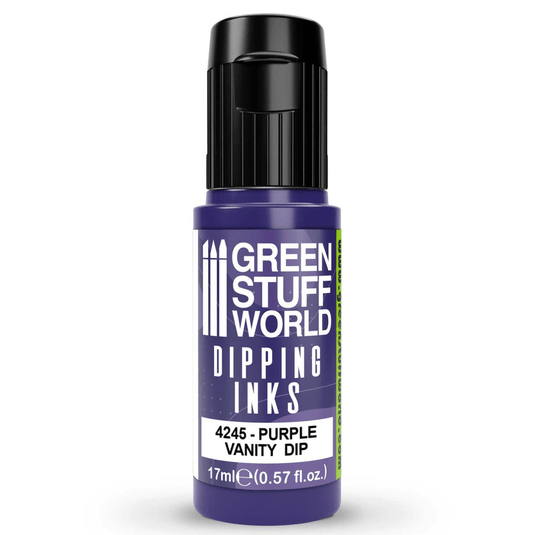 Green Stuff World Dipping ink (Contrast Paint) 17ml - Purple Vanity 4245 - Cobbco