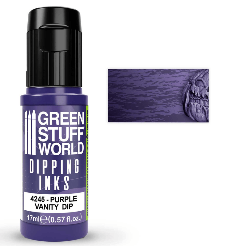 Load image into Gallery viewer, Green Stuff World Dipping ink (Contrast Paint) 17ml - Purple Vanity 4245 - Cobbco
