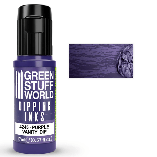 Green Stuff World Dipping ink (Contrast Paint) 17ml - Purple Vanity 4245 - Cobbco