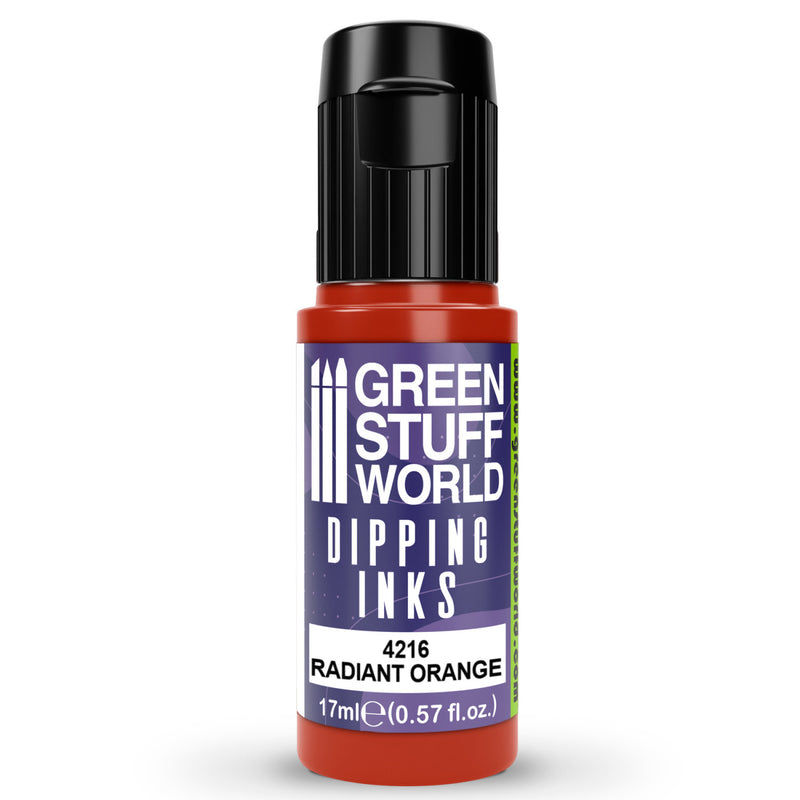 Load image into Gallery viewer, Green Stuff World Dipping ink 17 ml - Radiant Orange Dip - Wargaming and Modeling - Cobbco
