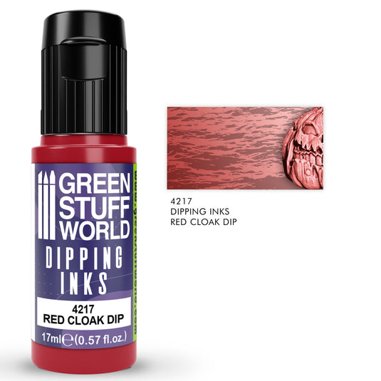 Green Stuff World Dipping ink 17 ml - Red Cloak Dip - Wargaming and Modeling - Cobbco