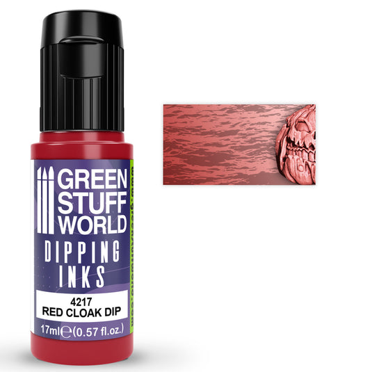 Green Stuff World Dipping ink 17 ml - Red Cloak Dip - Wargaming and Modeling - Cobbco