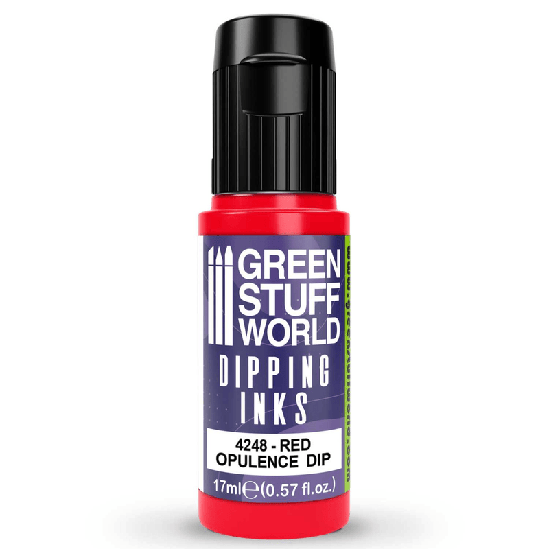 Load image into Gallery viewer, Green Stuff World Dipping ink (Contrast Paint) 17ml - Red Opulence 4248 - Cobbco
