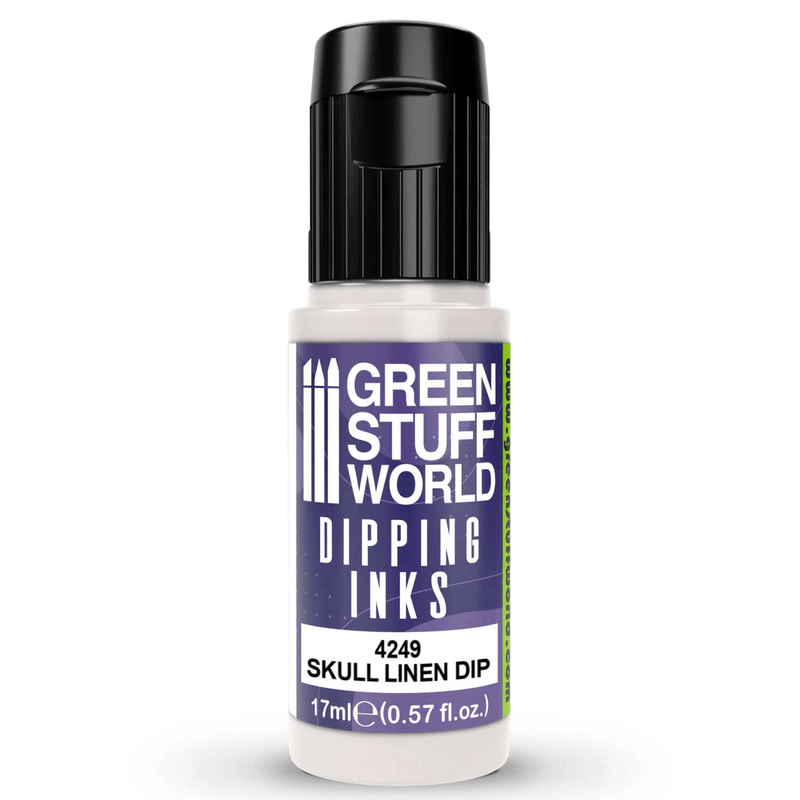Load image into Gallery viewer, Green Stuff World Dipping ink (Contrast Paint) 17ml - Skull Linen 4249 - Cobbco
