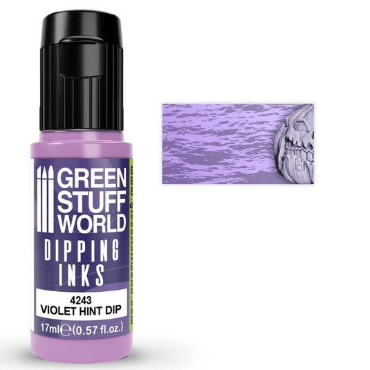 Green Stuff World Dipping ink (Contrast Paint) 17ml - Violet Hint 4243 - Cobbco