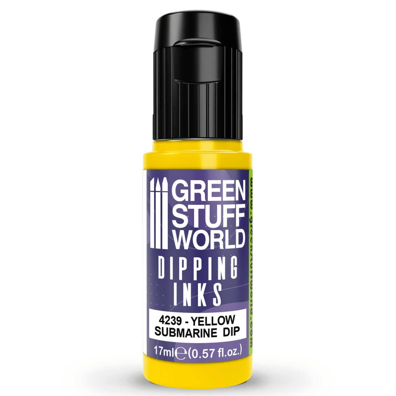 Load image into Gallery viewer, Green Stuff World Dipping ink (Contrast Paint) 17ml - Yellow Submarine 4239 - Cobbco
