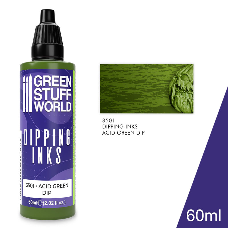 Load image into Gallery viewer, Dipping ink 60 ml - ACID GREEN DIP

